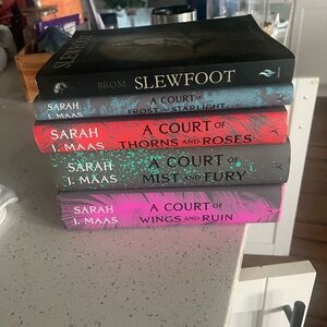 Hard Cover Fantasy Book Collection with Colorful Covers